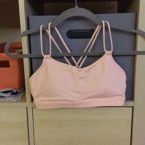 Lululemon Light Pink Sports Bra